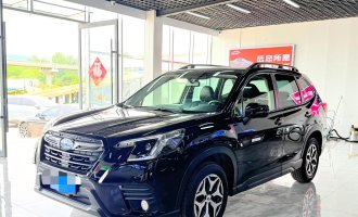A 2022 Subaru Forester, black, 2.0iAWD, ‘Lux’ trim with EyeSight