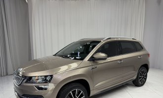 Škoda Karoq, ‘Platinum Brown’ colour, 2022 model year, TSI280, ‘Premium’ trim