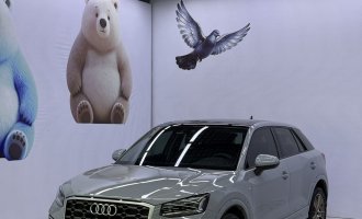 Audi Q2L, gray, 2022 model, 35 TFSI, stylish and dynamic variant, compliant with GOST VI standard