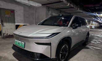 Toyota bZ3X 2025 model, 520 Pro with laser rangefinder  