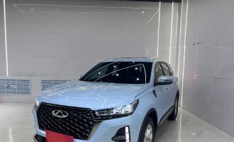 Chery Tiggo 7 PLUS, blue color, 2022 model, 1.5T CVT, Luxury+
