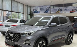 Chery Tiggo 5X, gray color, 2021 model year, "Superhero" version, 1.5L, CVT, luxury  