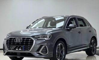 Audi Q3 2022, gray color, 35 TFSI, stylish and dynamic (360-degree panoramic view + seat heating) 