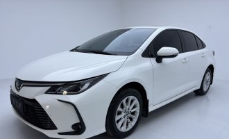 Toyota Corolla, white color, 2021 model year, 1.2T, Elite PLUS version  