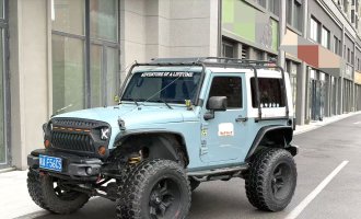 Jeep Wrangler (import) 2009 model, two-door version of Wrangler 3.8, Rubicon automatic transmission