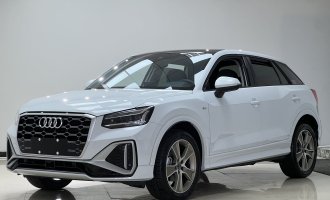  Audi Q2L 2023 года, белый цвет, 35TFSI, стильный динамичный вариант (теплые сиденья)  