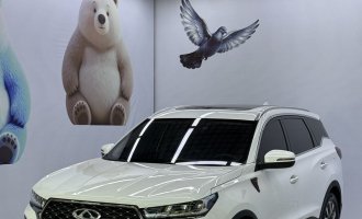 Chery Tiggo 7 PLUS, white color, 2022 model year, 1.5T CVT premium version +  