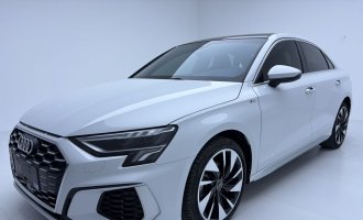 Audi A3 White, 2022 model, A3L Limousine 35 TFSI, stylish sports variant  