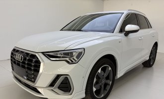 Audi Q3 white, 2023 model, 35 TFSI, stylish and dynamic variant (1.4L) 