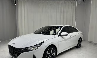  Elantra White 2022 model 1.5L CVT GLX Premium Edition