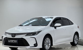 2021 model Corolla, white, 1.2T S-CVT Elite PLUS version (leather seats + seat heating + LED headlights)