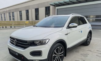 2021 model, modified T-ROC, white, 280TSI four-wheel drive luxury intelligent connection version