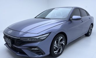 Hyundai Elantra Blue 2023 model 1.5L CVT GLX Premium Edition 