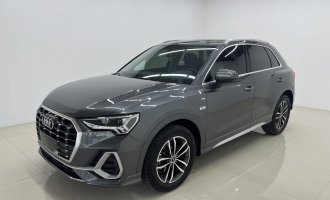 Audi Q3, gray, 2022 model, 35 TFSI, sporty style (factory option: heated front seats)