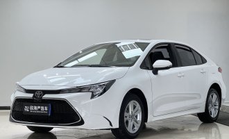 Toyota Levin 2022, white color, 185T CVT, luxury (lock with leather seats + seat heating)  