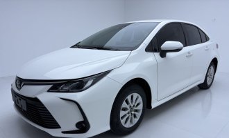 Toyota Corolla, white color, 2021 model year, 1.2T, Elite PLUS version  