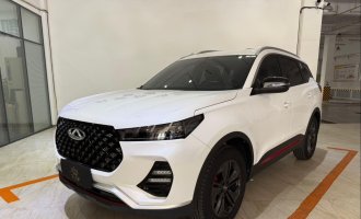 Chery TIGGO 7, white color, 2023 model year, "Super Energy" version, 1.5T CVT, "Super Hero"   