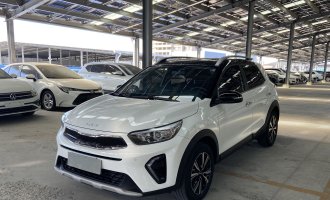 2021 Kia KX1, white color, 1.4L CVT, hatchback version  