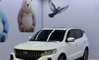 Geely Auto, Vision X6, white color, 2021 model, PRO 1.4T, automatic transmission, premium version