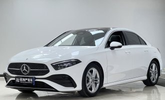 2023 model Mercedes A-Class, white A 180 L (with seat heating for the original position)