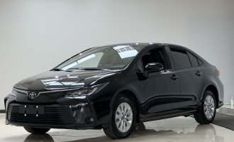 Toyota Corolla 2022, Black, 1.2T S-CVT Pioneer PLUS (leather interior + heated seats)