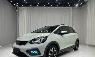 Honda Fit, green color, 2021 model year, 1.5L CVT, Chaoyue Max model 