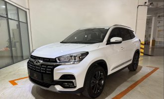 Chery Tiggo 8, white, 2022 year of production, 1.5 TCI, automatic gearbox, respect version, 5 seats