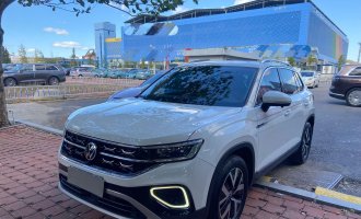 2023, Volkswagen TAYRON white 1.4T 280TSI, front-wheel drive, luxury, extended PLUS version  