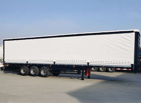 Side curtain semi-trailer