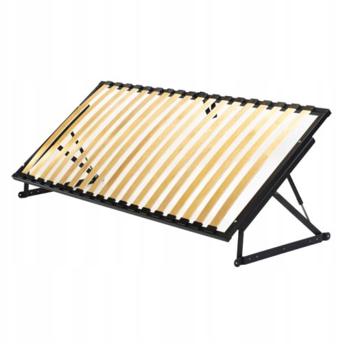 Marco de cama con almacenamiento y apertura lateral