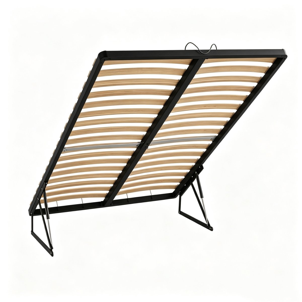 Storage metal bed frame