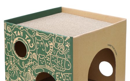 Eco-Friendly and Stylish: Corrugated Paper Cat Houses Become Pet Owners' New Favorite