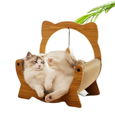 C-Shaped Cat Scratching Board