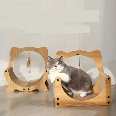 C-Shaped Recliner Cat Scratching Board