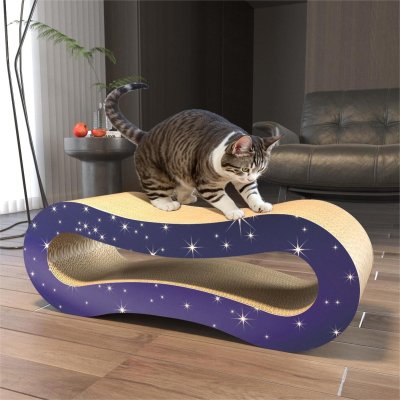 Purple Edge 2-In-1 Cat Scratching Board
