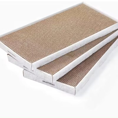 White Border Square Cat Scratching Board
