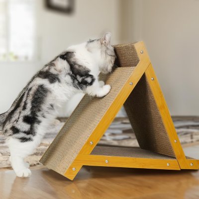Three-Sided Corrugated Material Cat Scratch Board