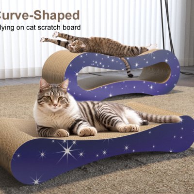 Purple Edge With Cat Scratcher Board