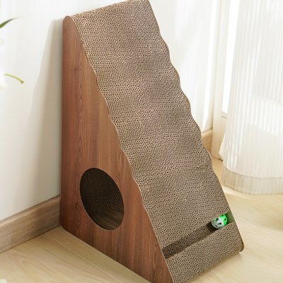 Wave Triangle Cat Scratching Board
