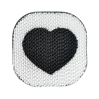 White Bottom Love Cat Scratching Board