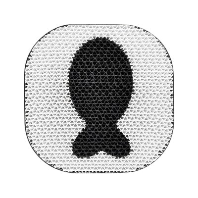 White Bottom Fish Cat Scratching Board