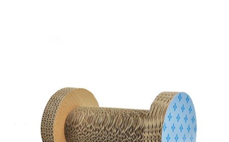 Innovative Dumbbell-Shaped Cat Scratching Board Launched