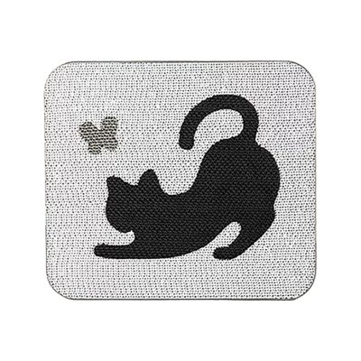 White Bottom Cat Flap Butterfly Cat Scratcher