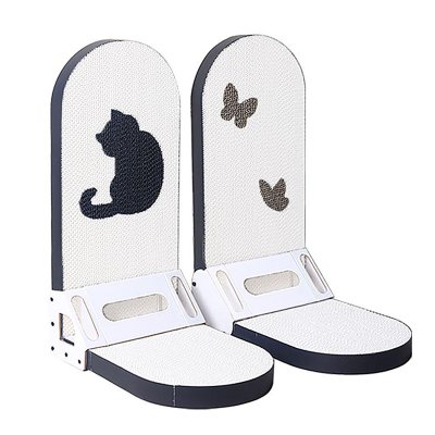 Double Face L-White Cat Scratching Board