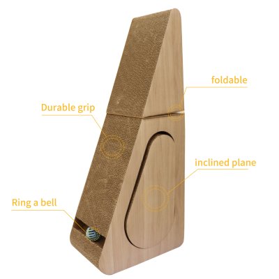 Deformed Triangle Cat Scratching Board