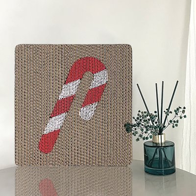 Christmas Crutch Cat Scratching Pad