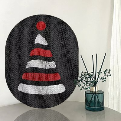 Black Birthday Hat Cat Scratching Pad