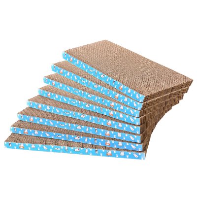 Custom Blue Pattern Cat Scratching Board