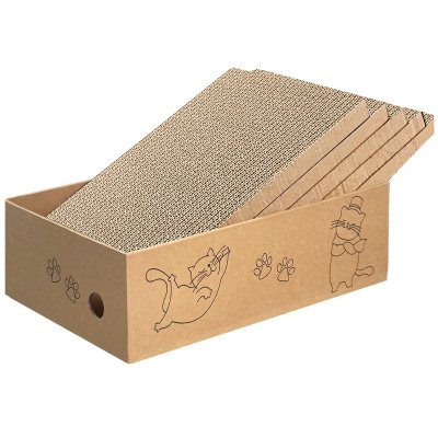 Cardboard Box Cat Scratch Board