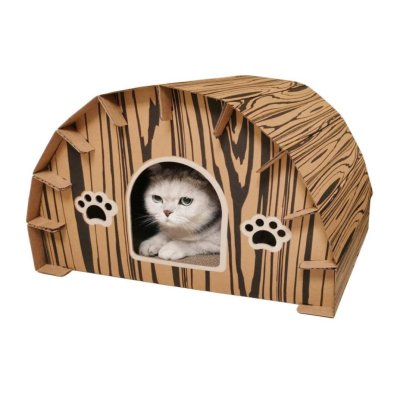 Forest Lodge Design Cat Scratching House